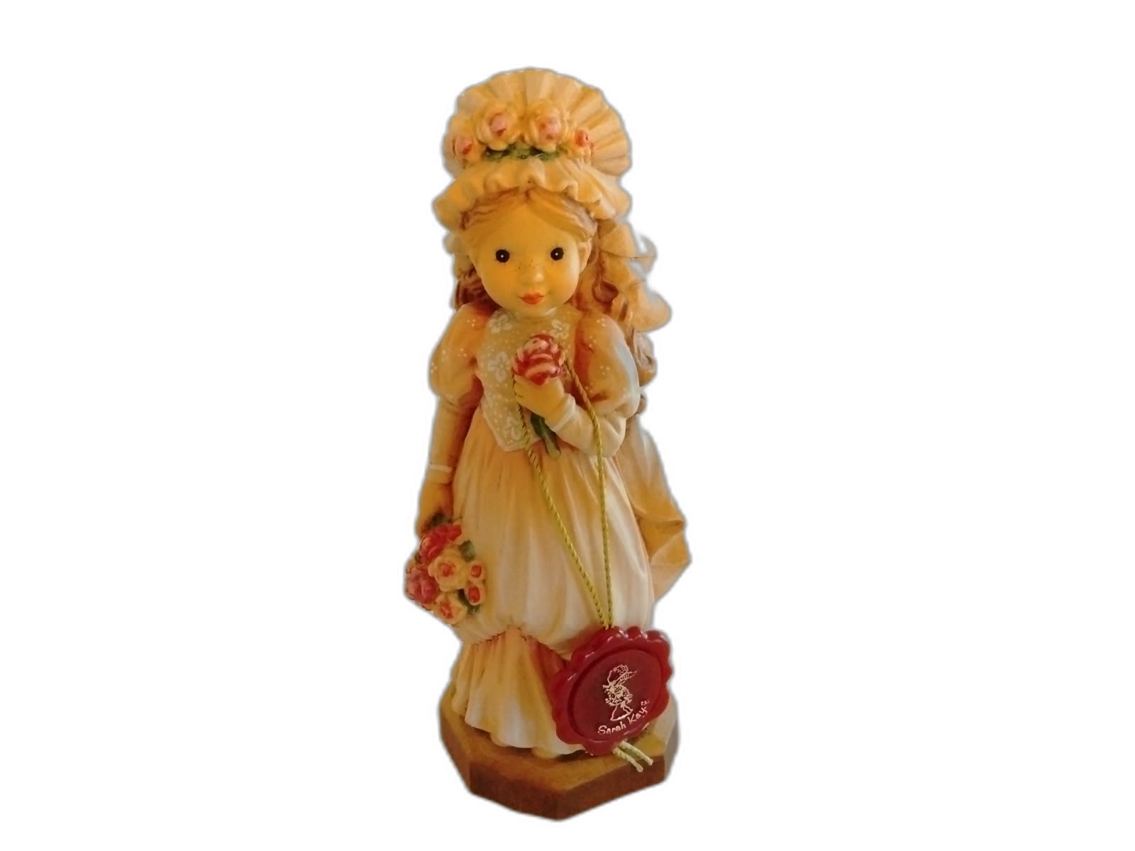 A-002 - Girl w/ Bonnet & Roses - Photo 1