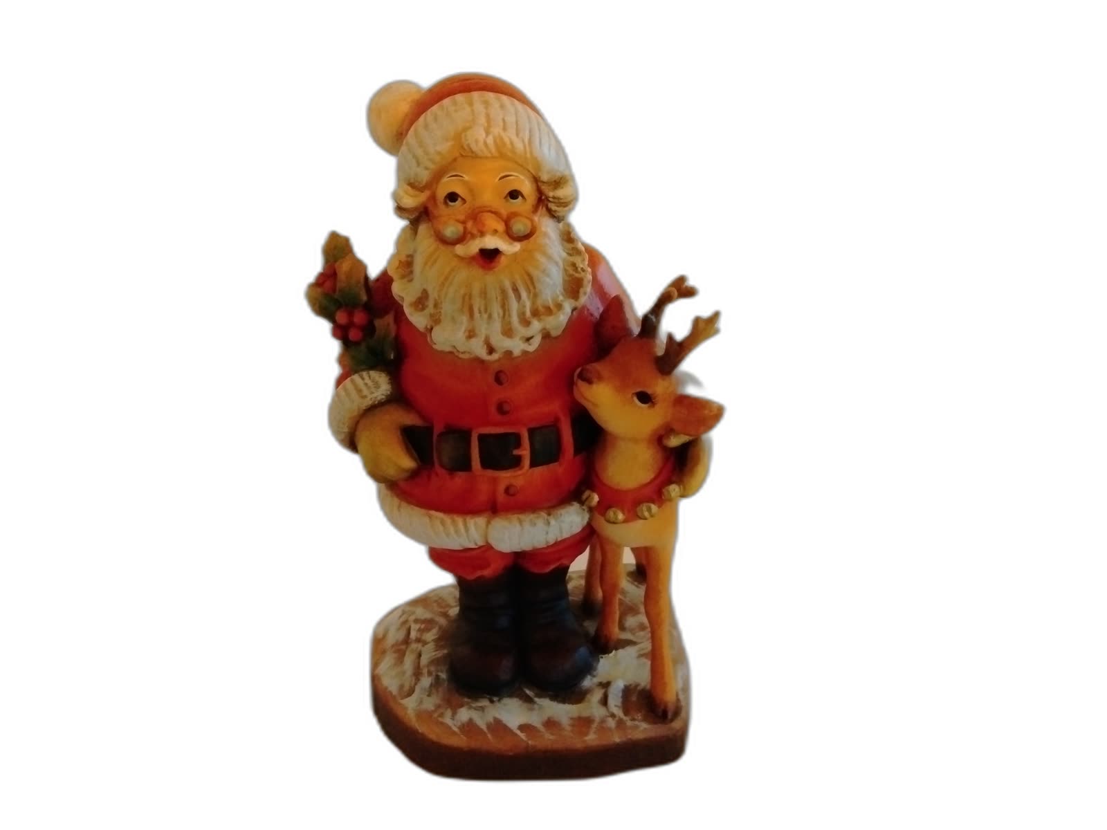 A-010 - Santa with Reindeer - Photo 1