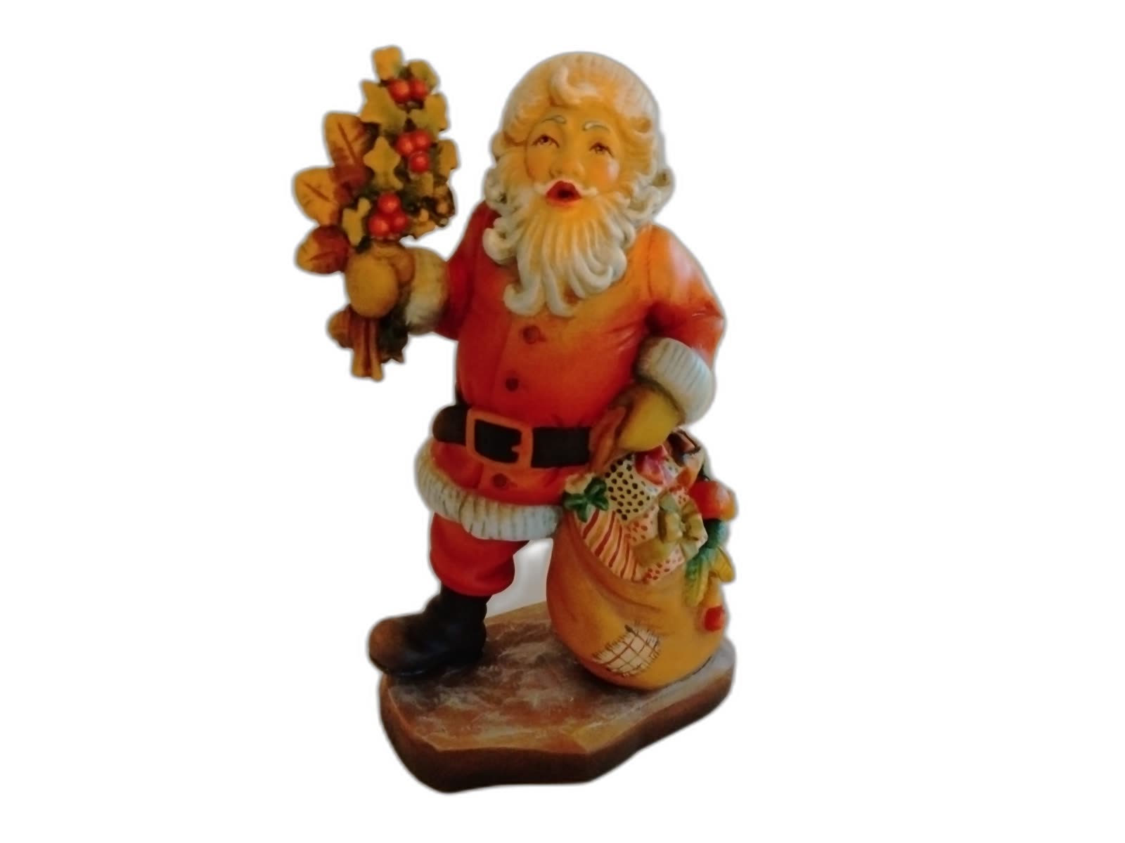 A-011 - Santa with Toy Sack & Mistletoe - Photo 1
