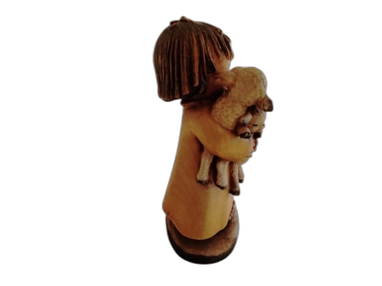 A-039 - Girl with Three Lambs - Photo 3