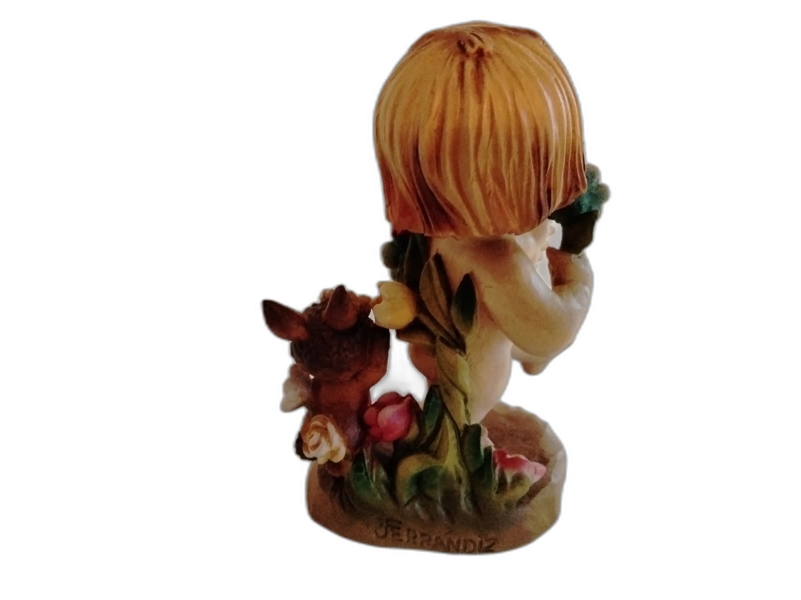 A-042 - Flower Girl with Bunny and Angel - Photo 4