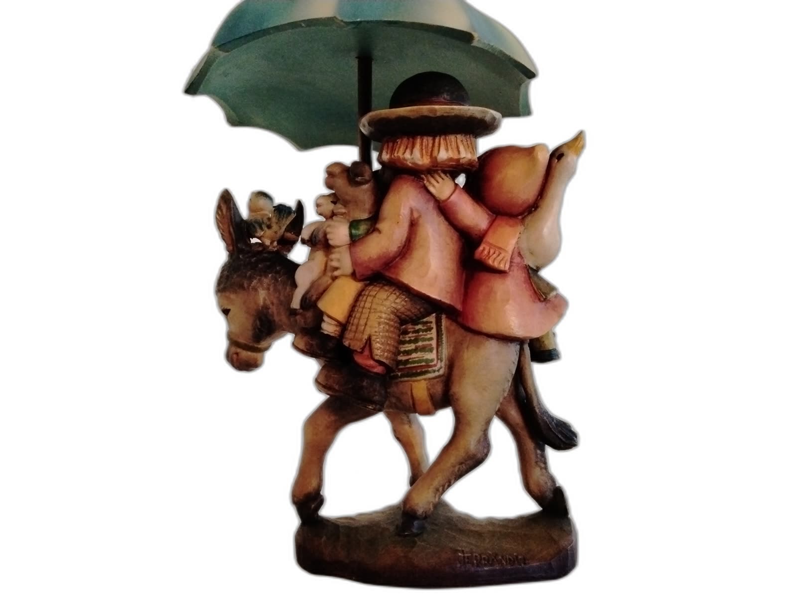 A-044 - Children on Donkey w/ Umbrella - Photo 4