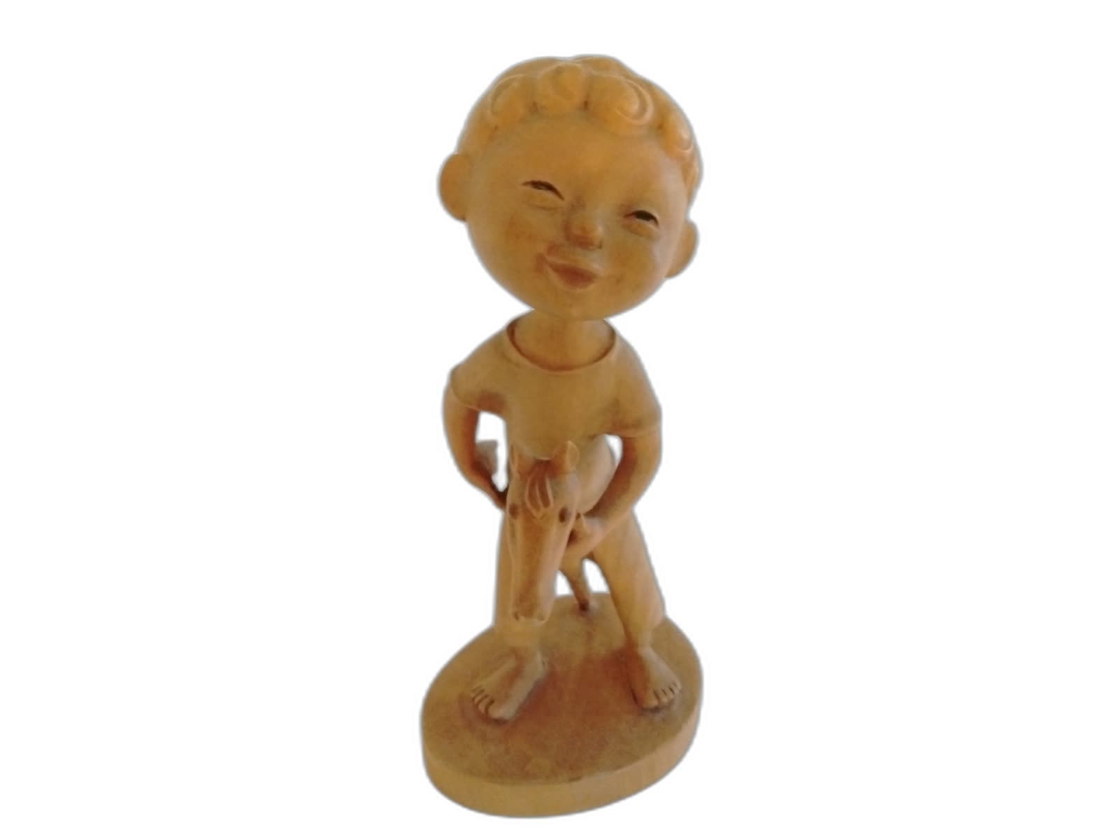 A-047 - Boy on Stick Horse - Photo 1