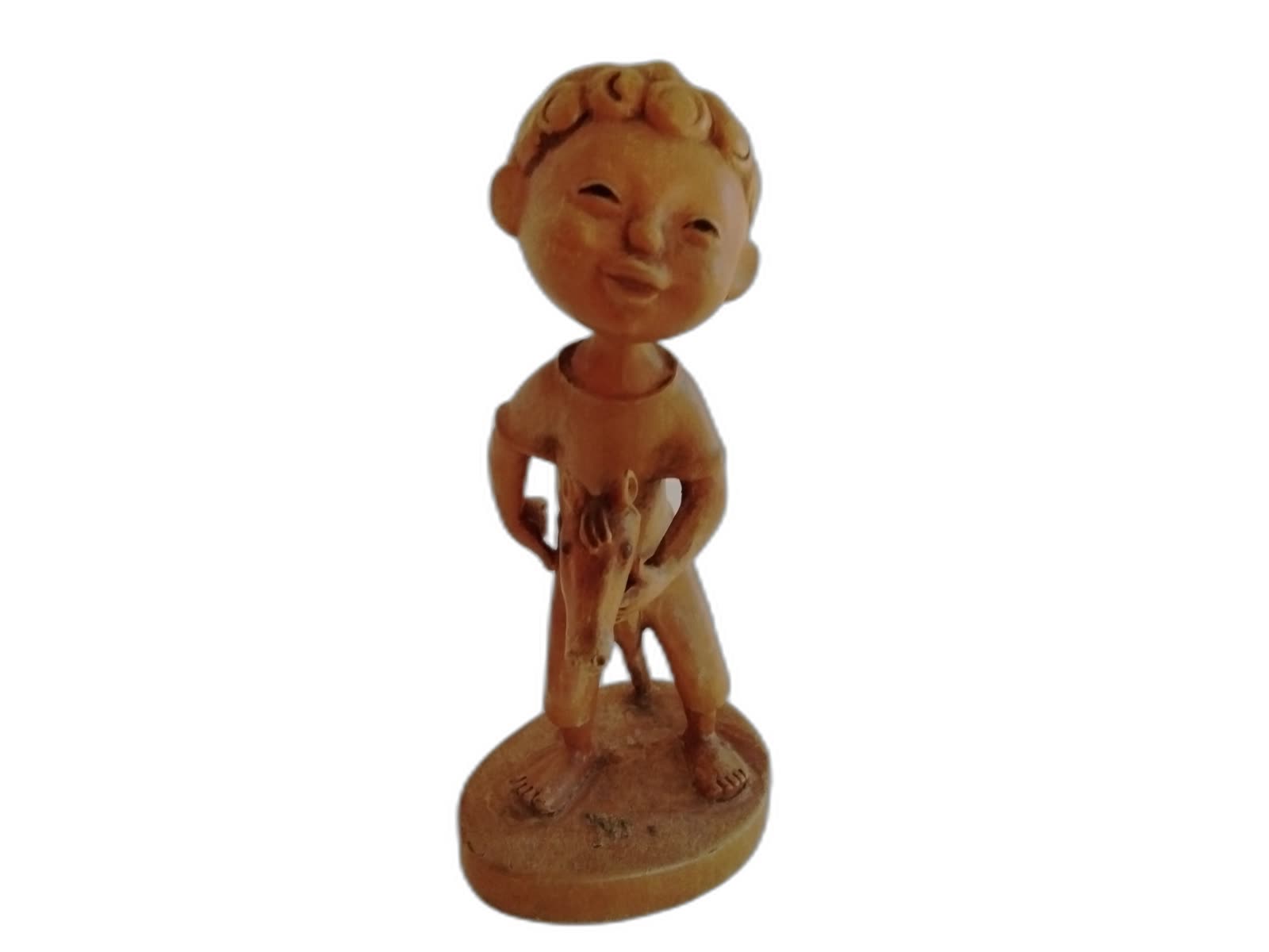 A-048 - Boy on Stick Horse - Photo 1
