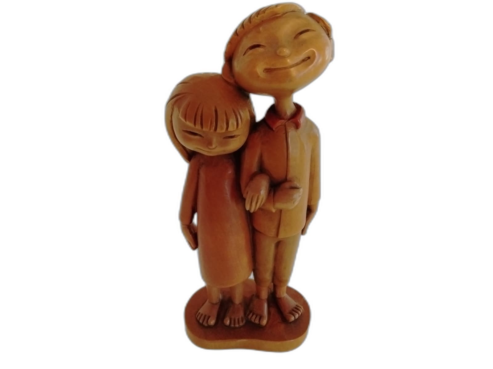 A-051 - Embracing Boy and Girl - Photo 1