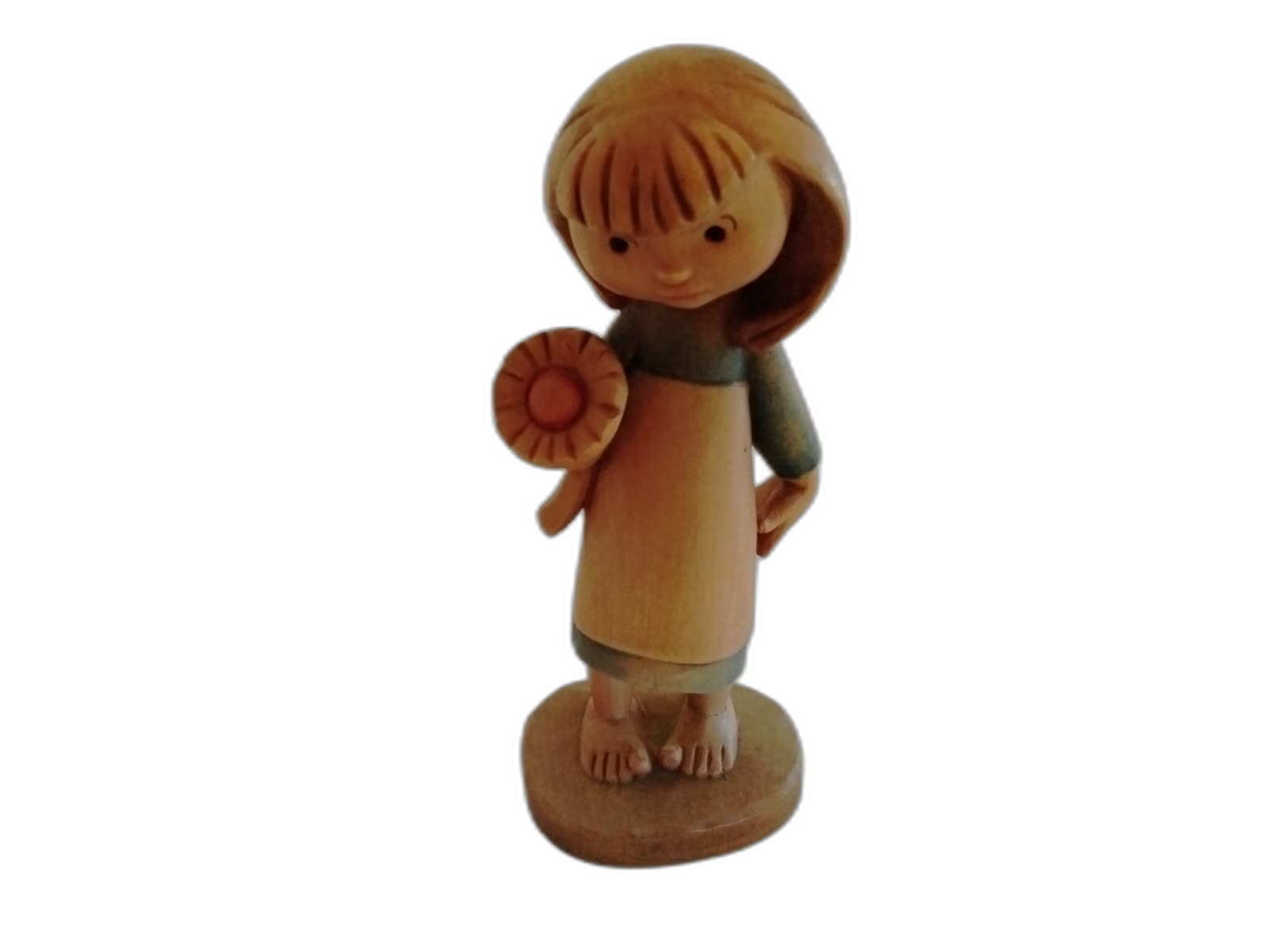 A-056 - Girl w/ Flower (Alpine Style) - Photo 1