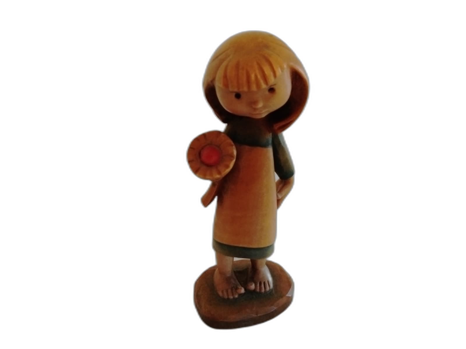 A-057 - Girl with Flower (darker colorway) - Photo 1