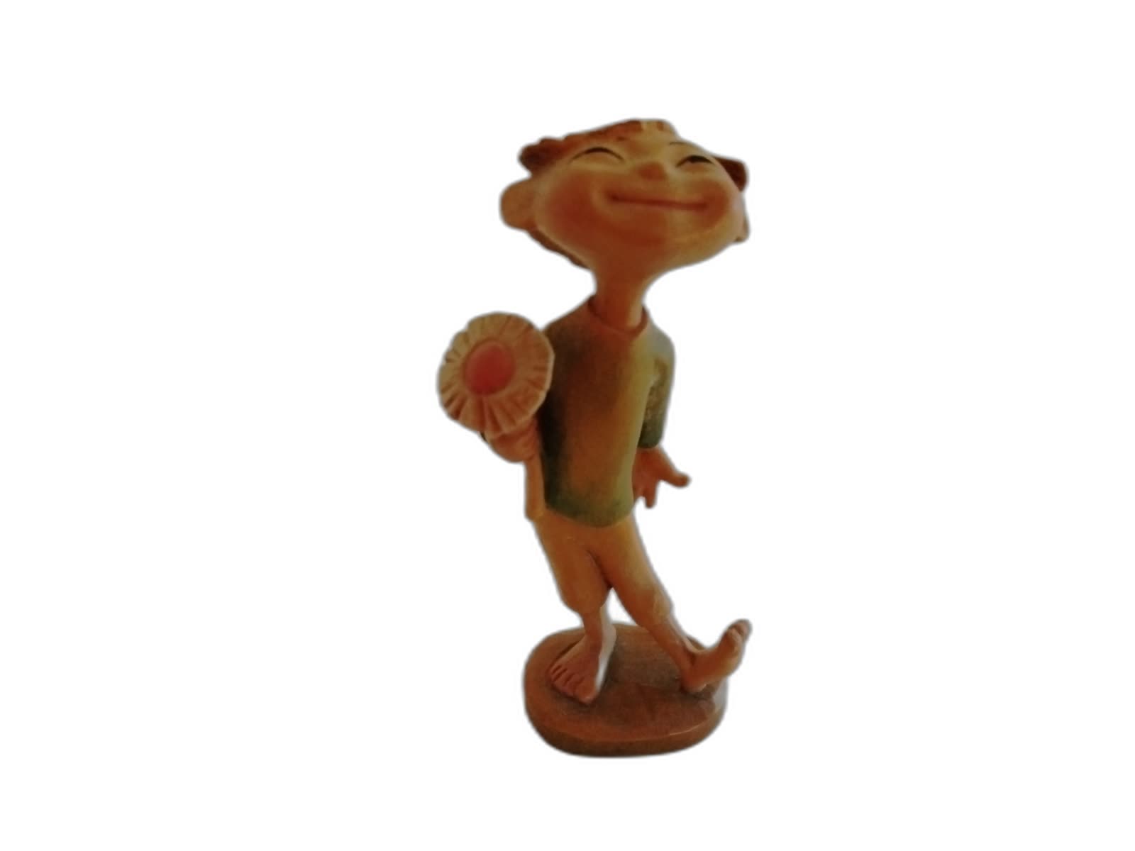 A-061 - Boy w/ Flower (Alpine Style) - Photo 1