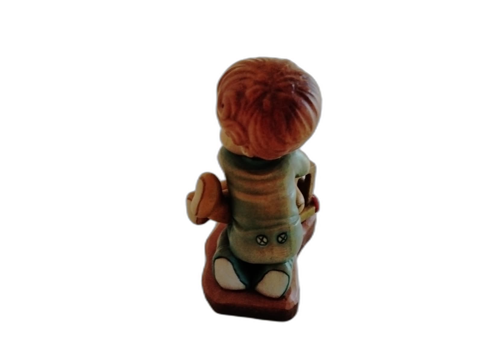 A-080 - Boy with Teddy Bear and Train - Photo 4