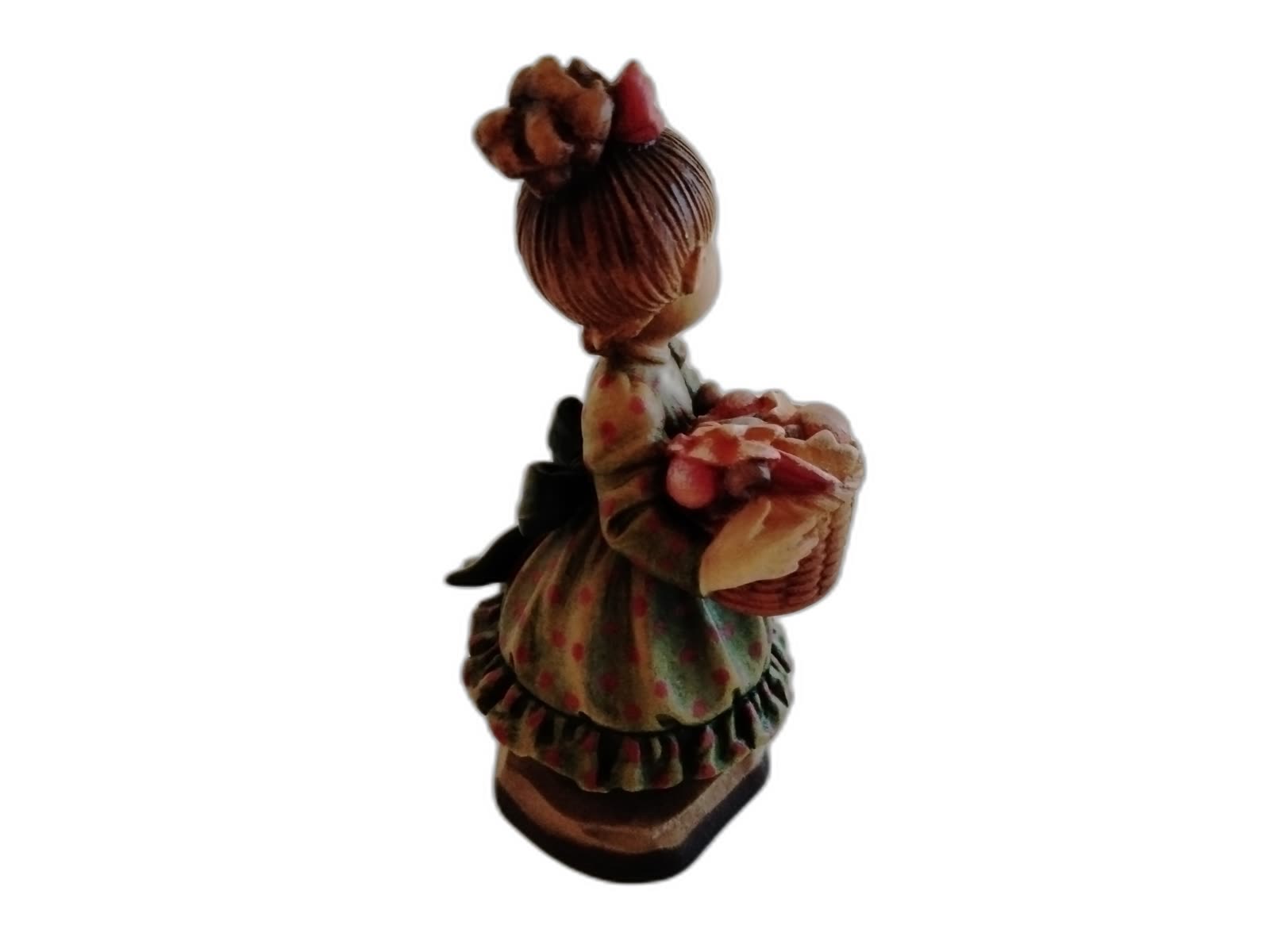 A-082 - Girl with Basket and Red Bow - Photo 3