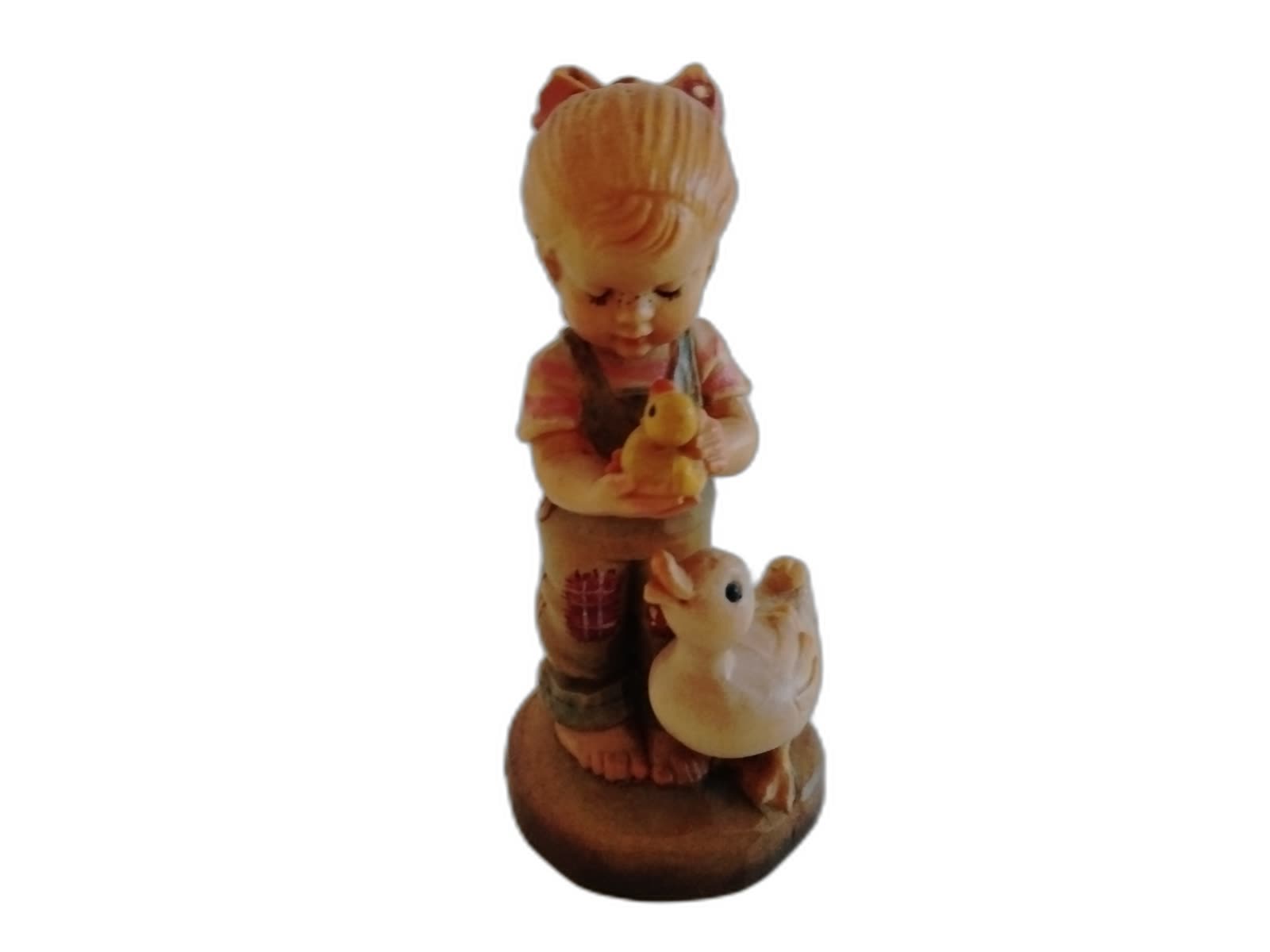 A-084 - Girl with Duck and Mother Duck - Photo 1