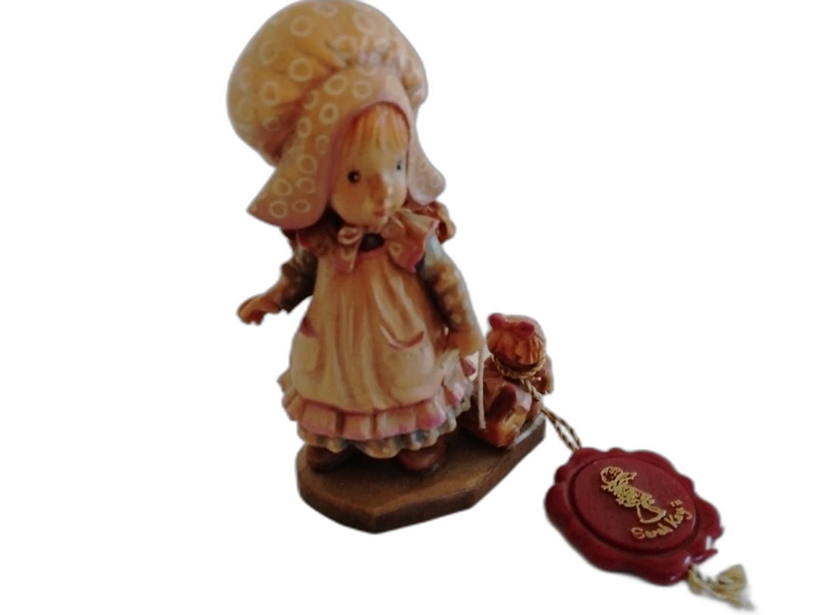 A-088 - Girl with Pull Toy and Large Hat - Photo 1