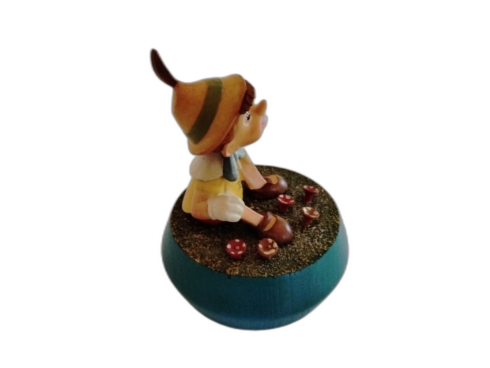 A-102 - Pinocchio with Mushrooms Music Box - Photo 2