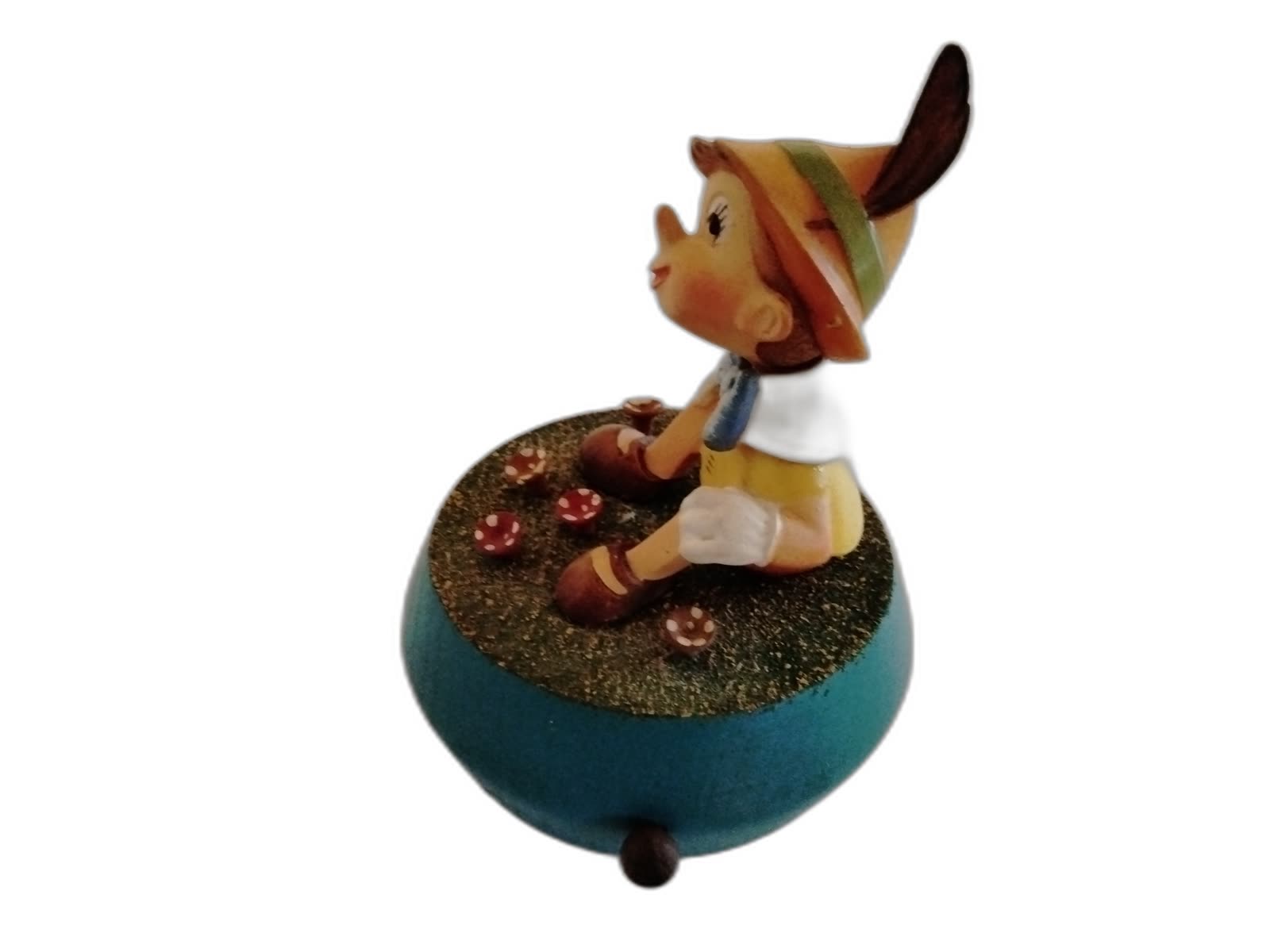 A-102 - Pinocchio with Mushrooms Music Box - Photo 3