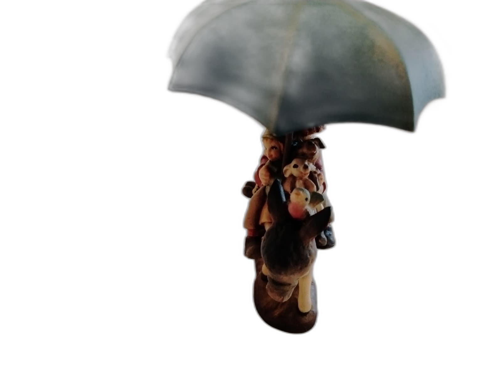 A-104 - Family on Donkey beneath Umbrella - Photo 2