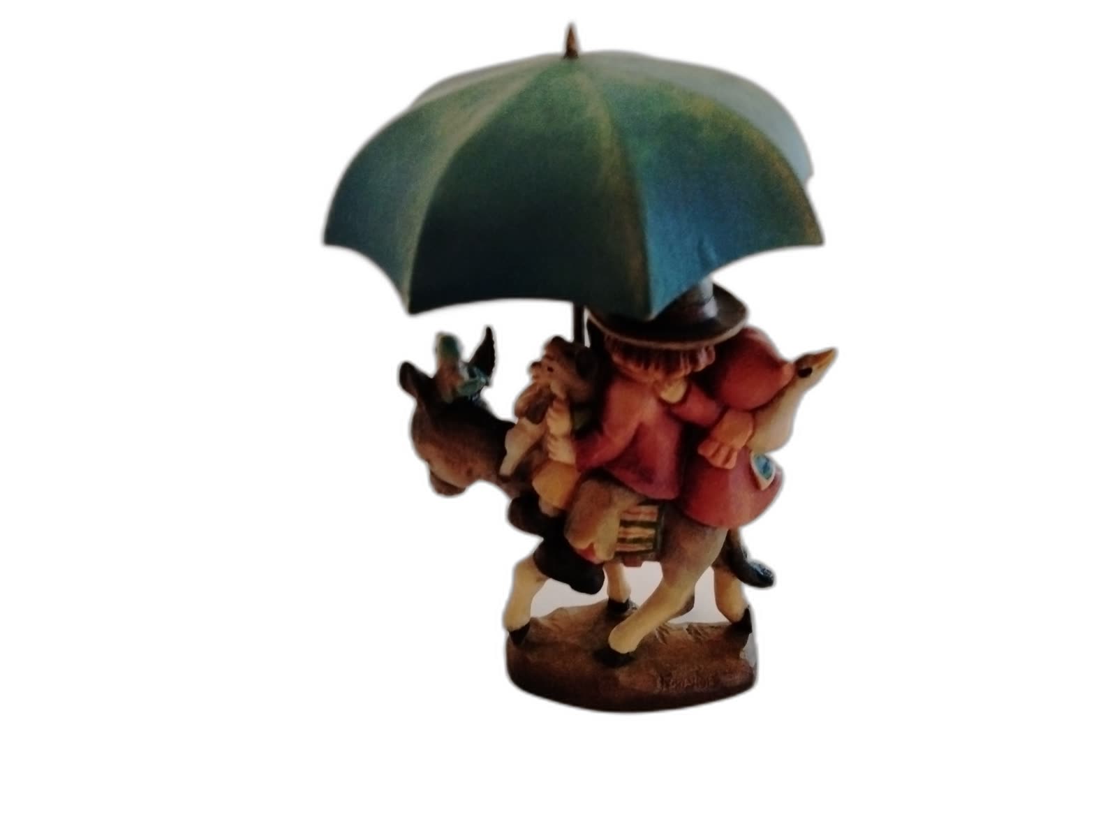 A-104 - Family on Donkey beneath Umbrella - Photo 4