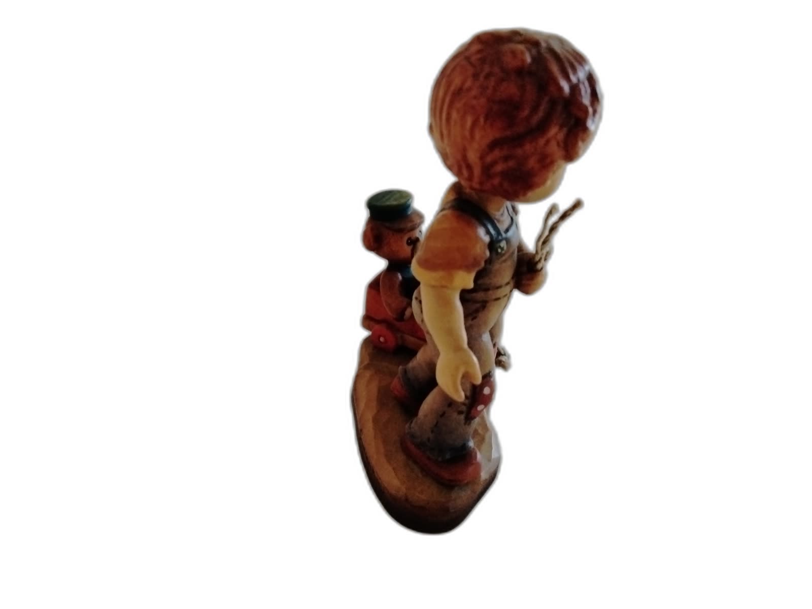 A-108 - Boy Pulling Teddy Bear in Wagon - Photo 2