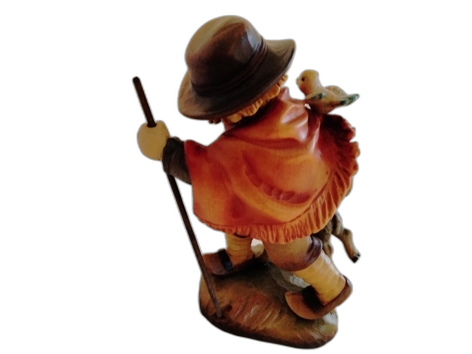 A-111 - Boy with Walking Stick, Bird, and Lamb - Photo 4
