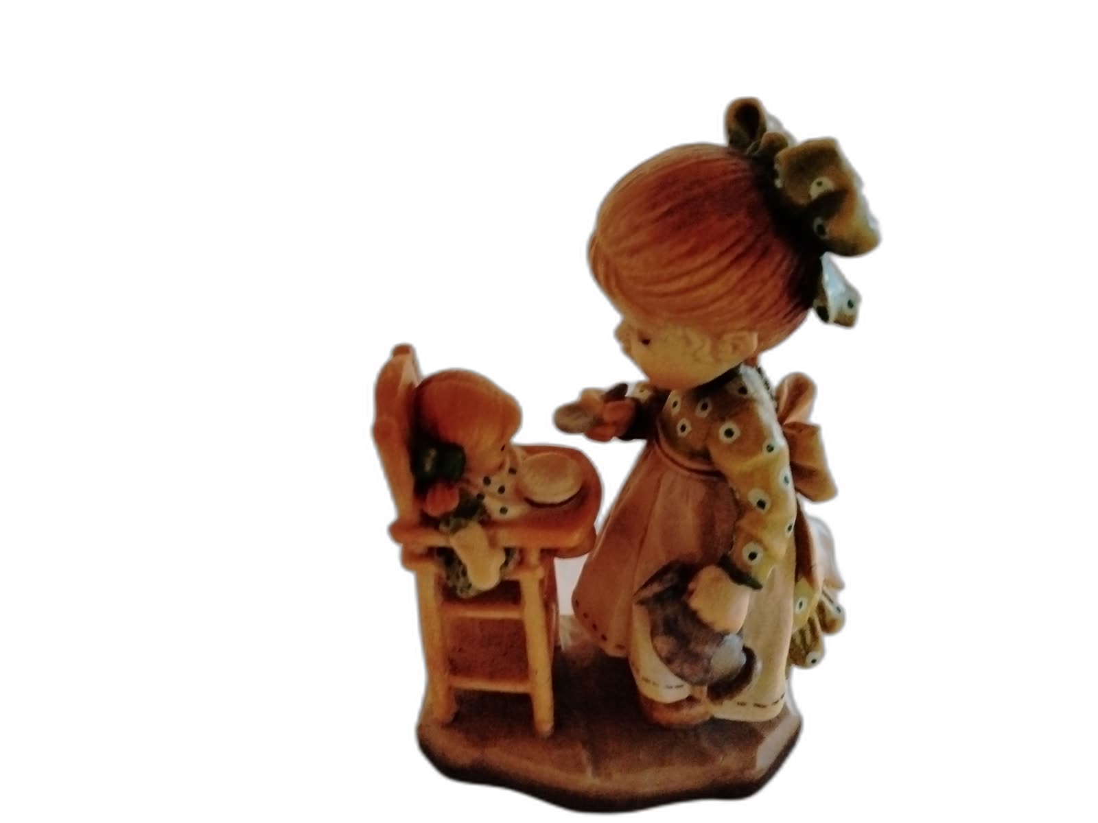 A-122 - Girl Feeding a Doll in High Chair - Photo 3