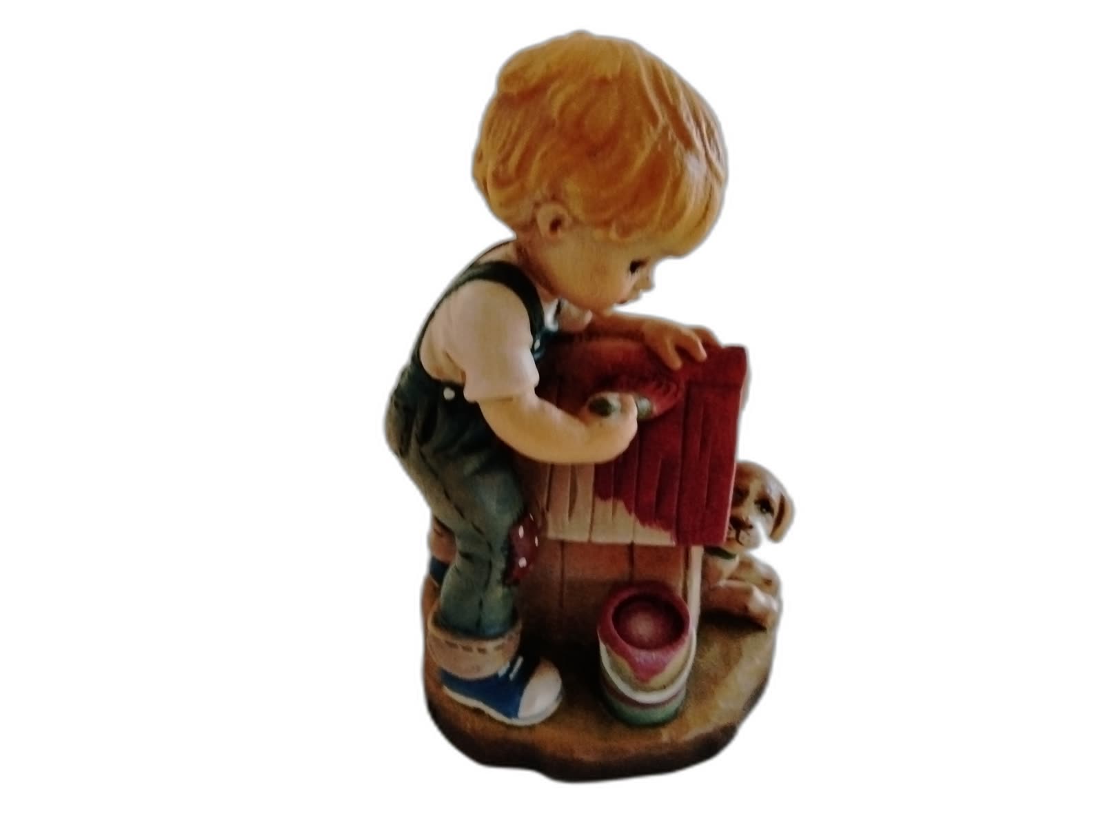 A-125 - Boy Painting a Doghouse - Photo 2