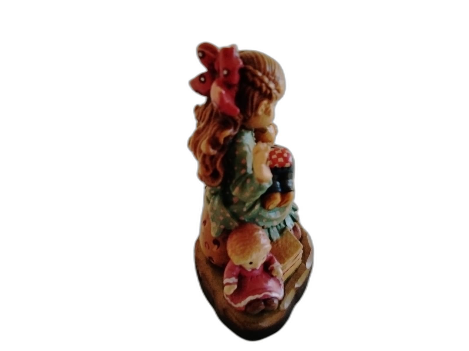 A-137 - Girl Sewing a Teddy Bear - Photo 2