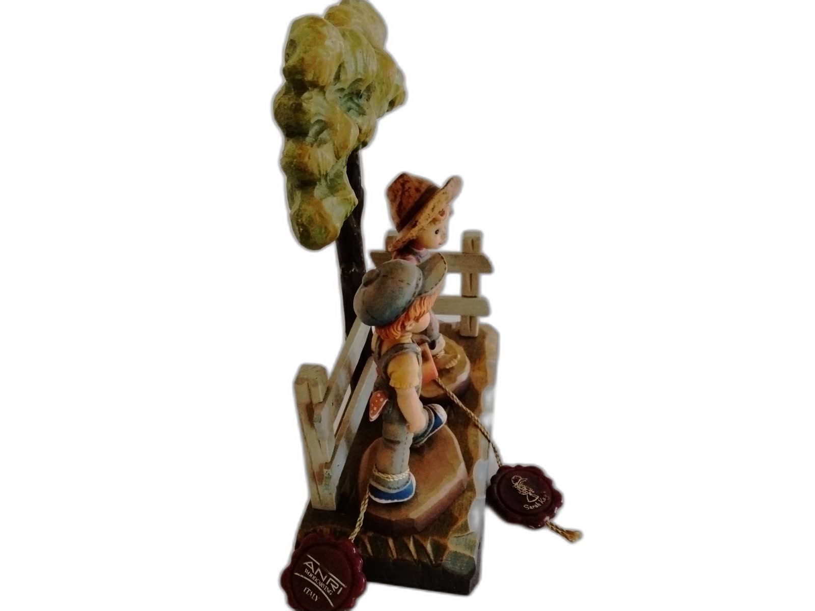 A-157 - Two Boys with Toolbox and Fruit Basket - Photo 2
