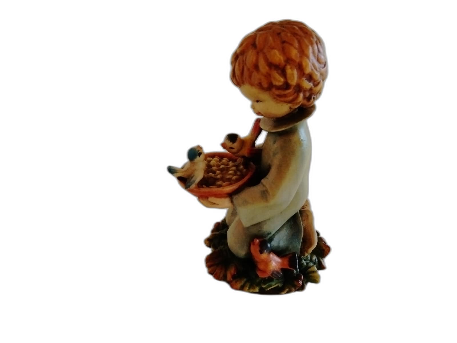 A-158 - Girl Feeding Birds - Photo 3