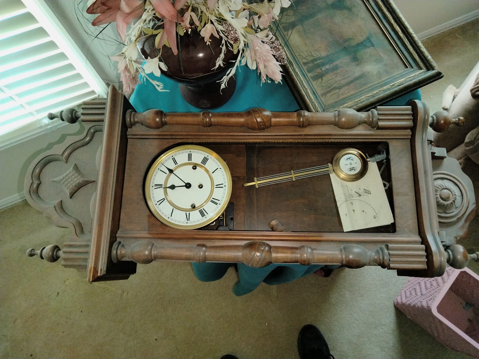 CL-011 Wooden Wall Clock image 1