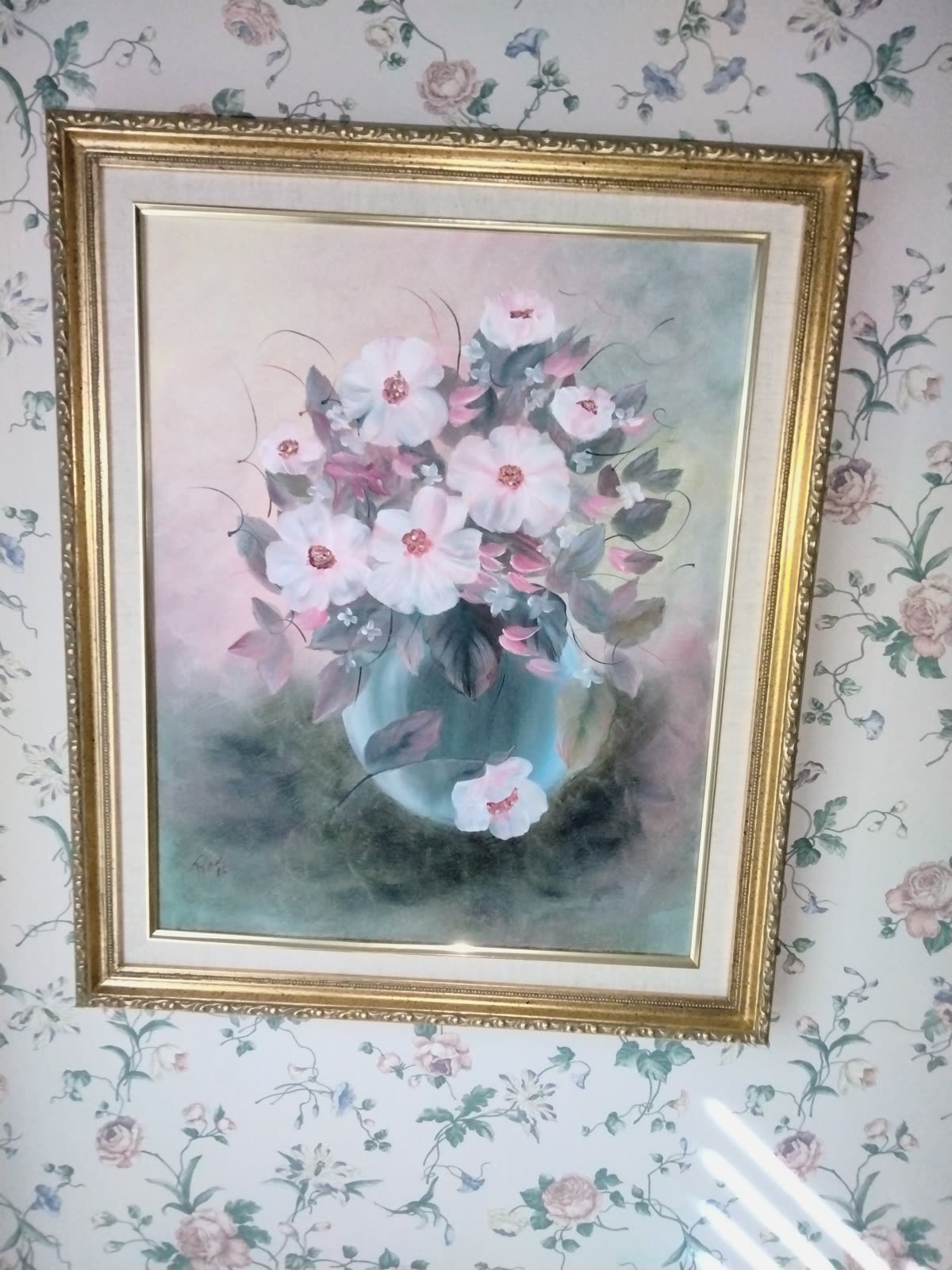 PI-010 Framed Floral Bouquet Print image 1