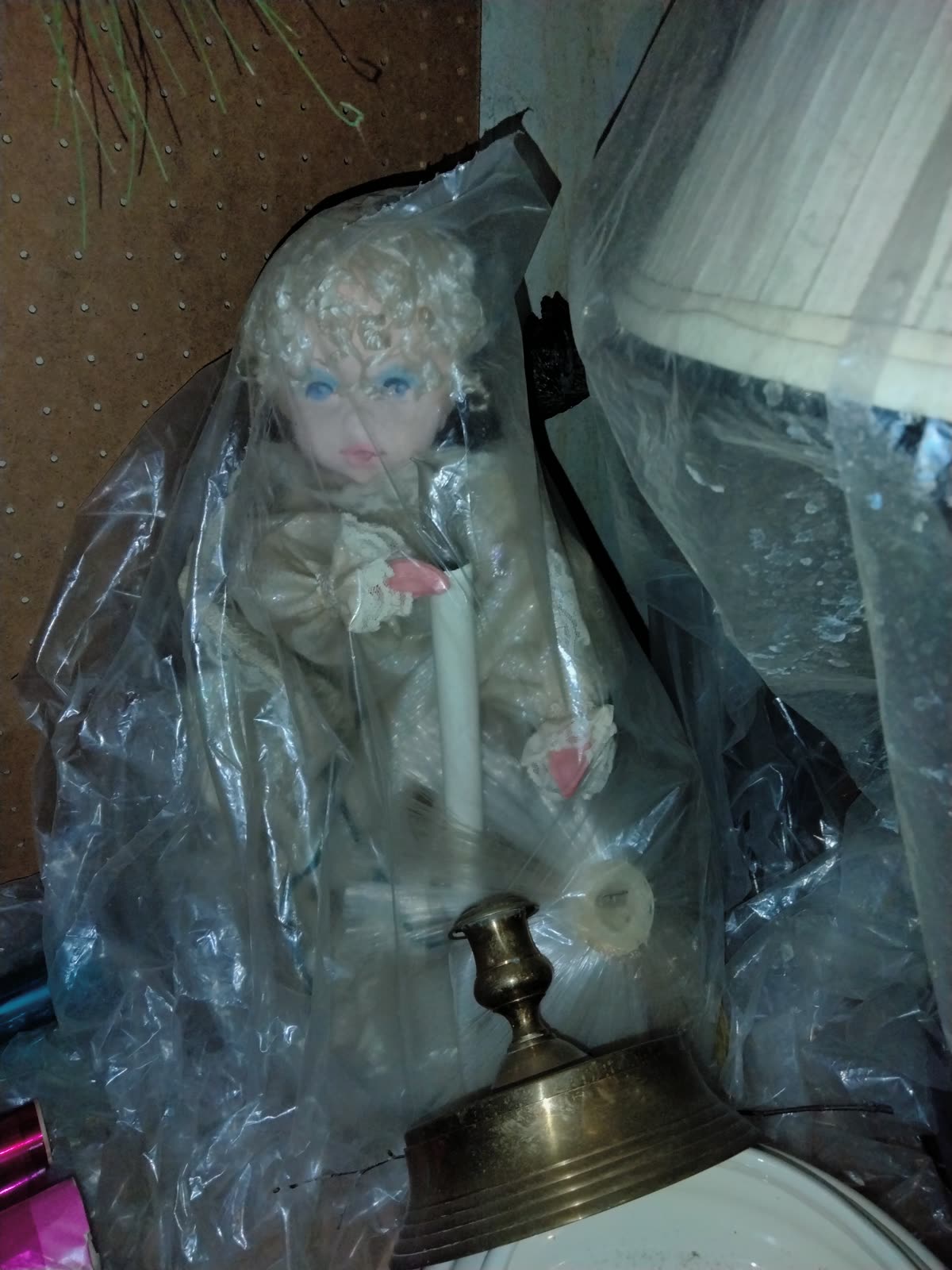 C3-012 Doll-Themed Candle Holder image 1