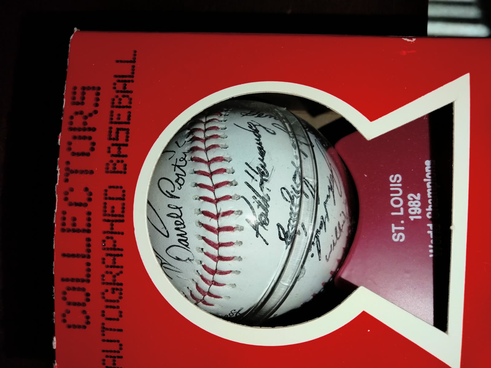 C5-006 Signed St. Louis Cardinals Baseball image 1