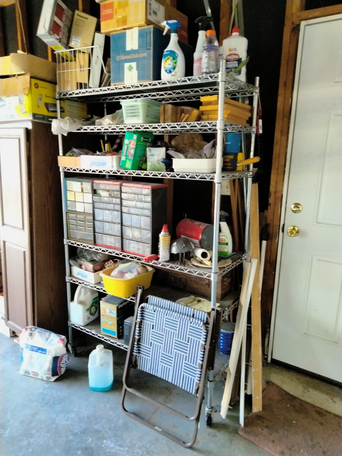 GA-001 Heavy-Duty Chrome Wire Shelving Unit image 1