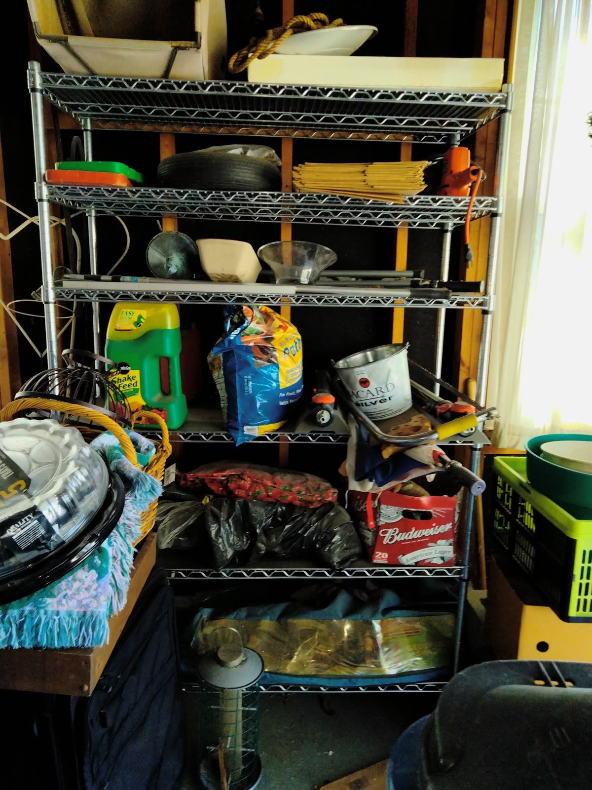 GA-013 Metal Wire Shelving Unit image 1