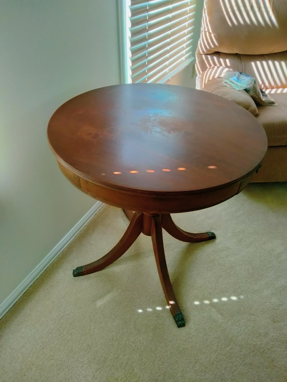 B1-006 Antique Wood Table image 2