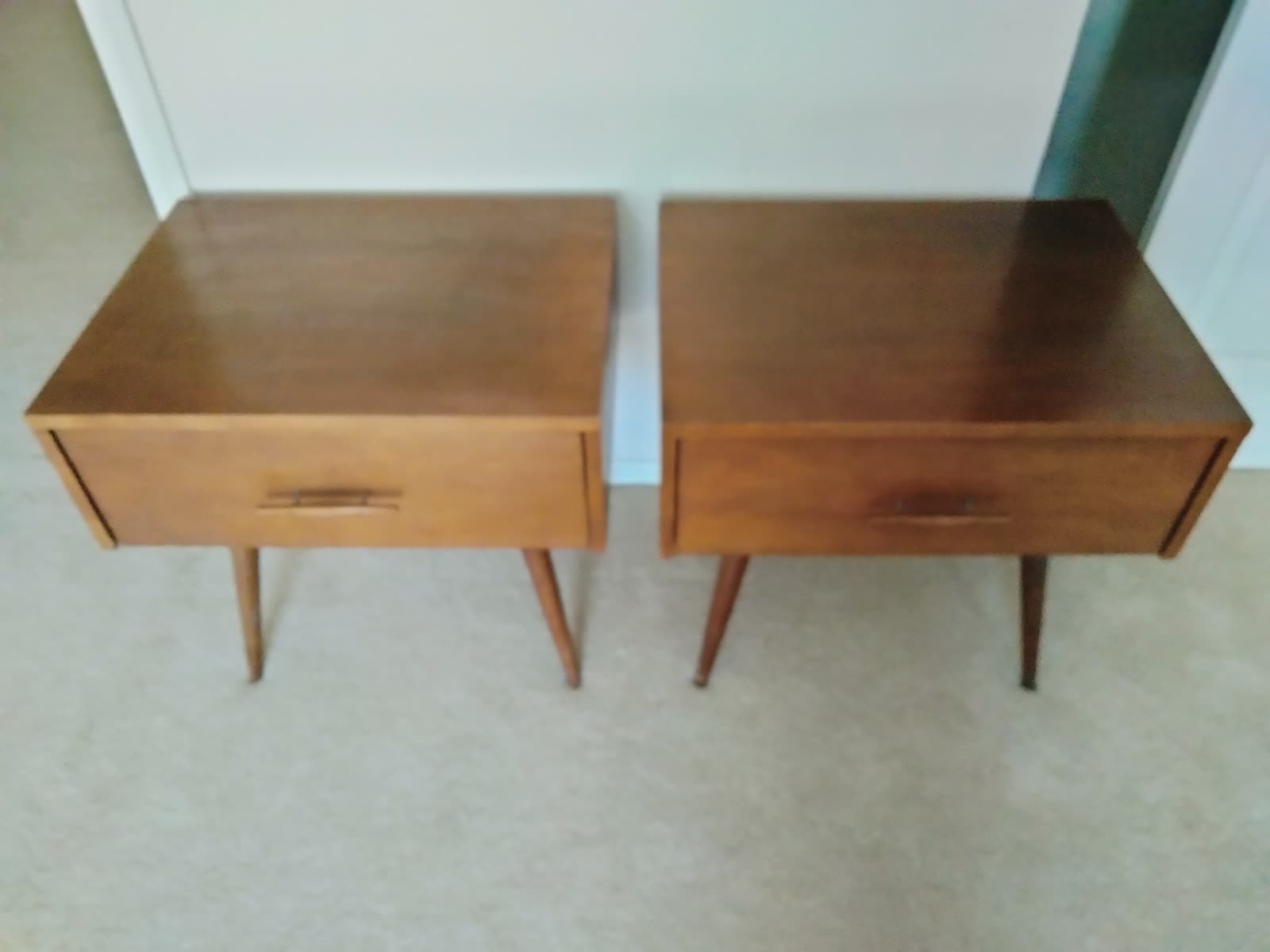 B2-003 Mid-Century Nightstands (pair) image 1